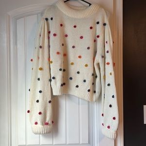 Farm Rio Pom Pom Sweater
